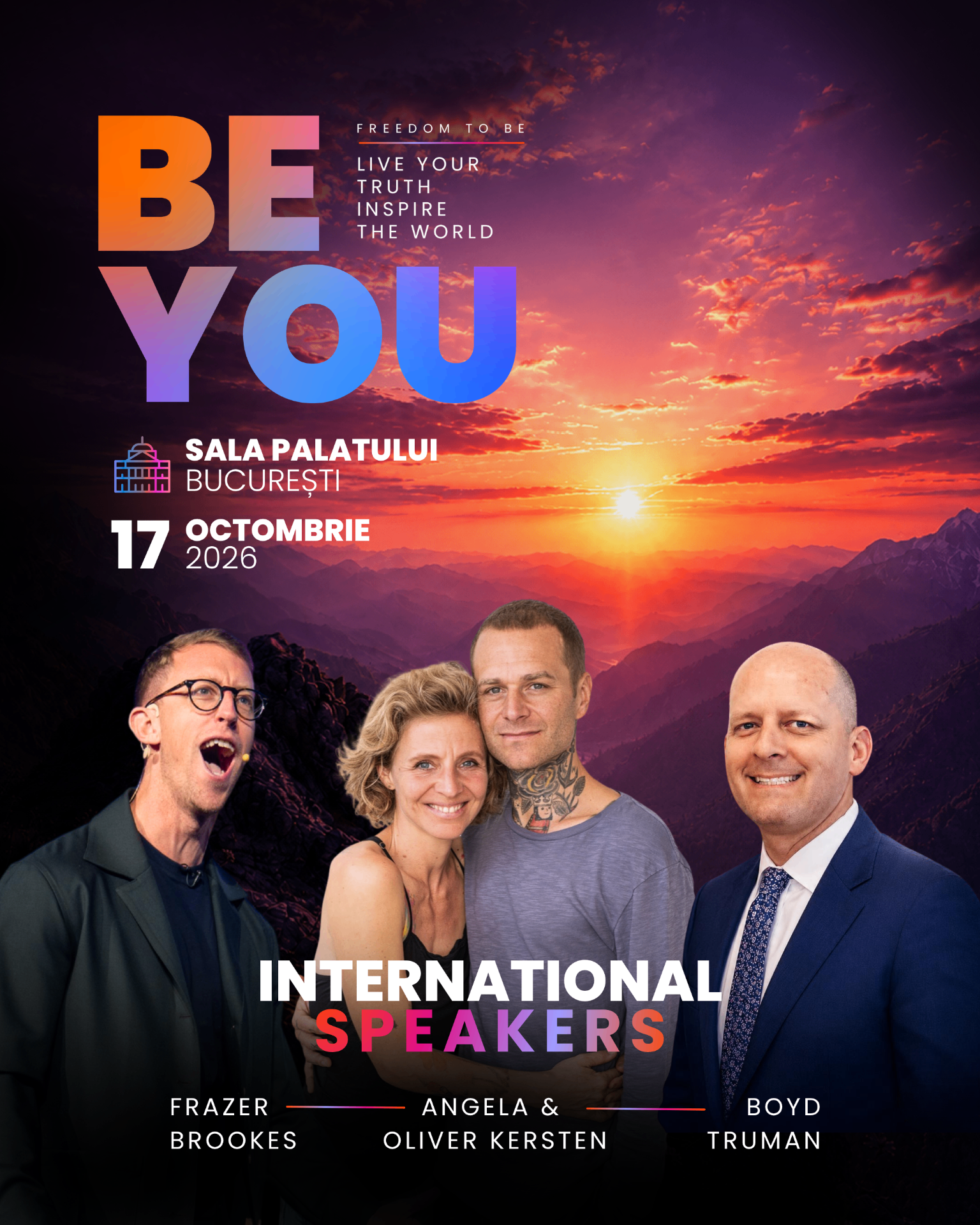 Be You — International Speakers